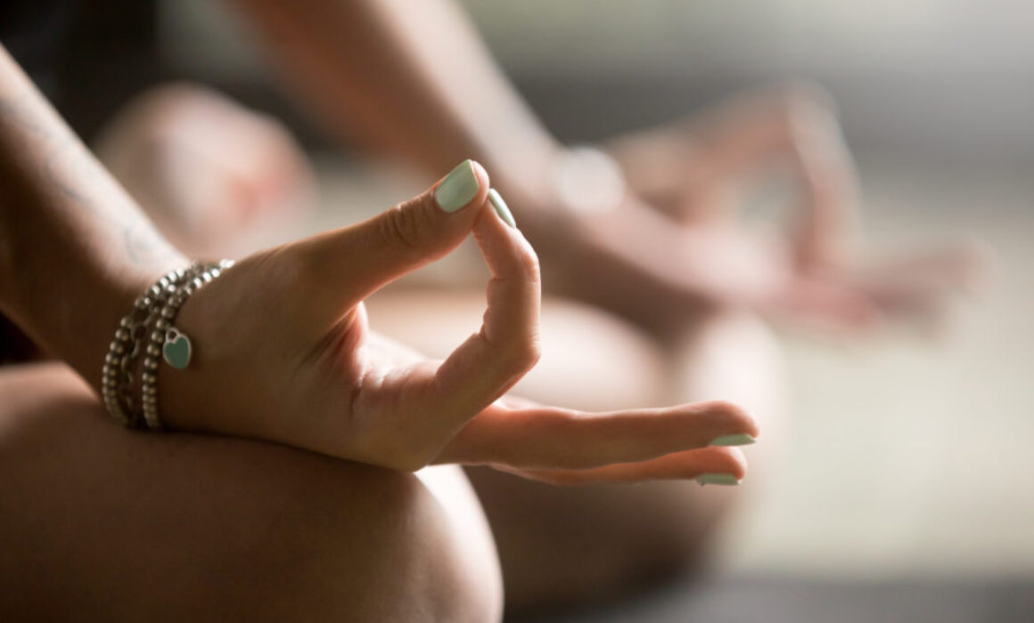 Gyan mudra close up image